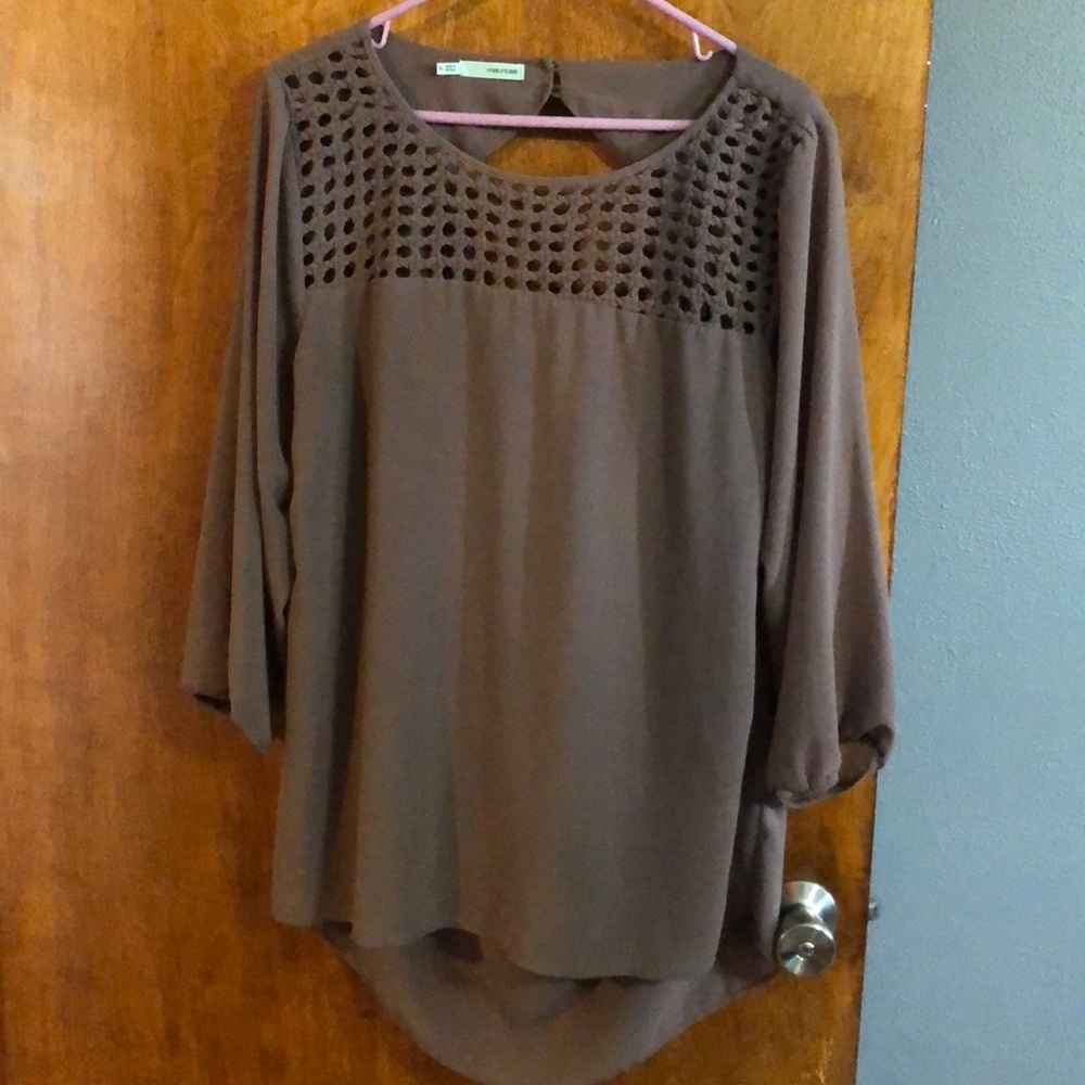 Mauve blouse